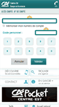 Mobile Screenshot of m.ca-centrest.fr