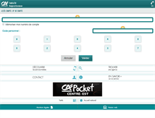 Tablet Screenshot of m.ca-centrest.fr