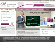 Tablet Screenshot of entreprises.ca-centrest.fr